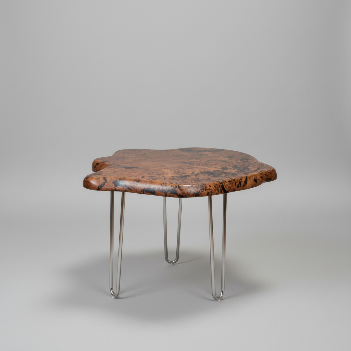 Waterfall coffee table is a custom piece