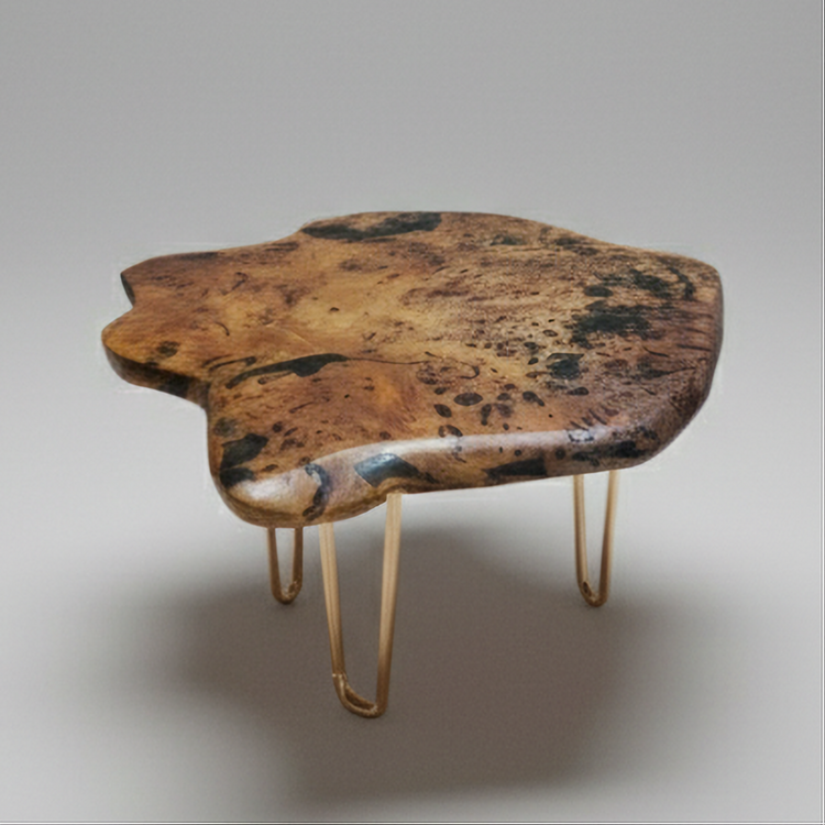 Waterfall coffee table is a custom piece