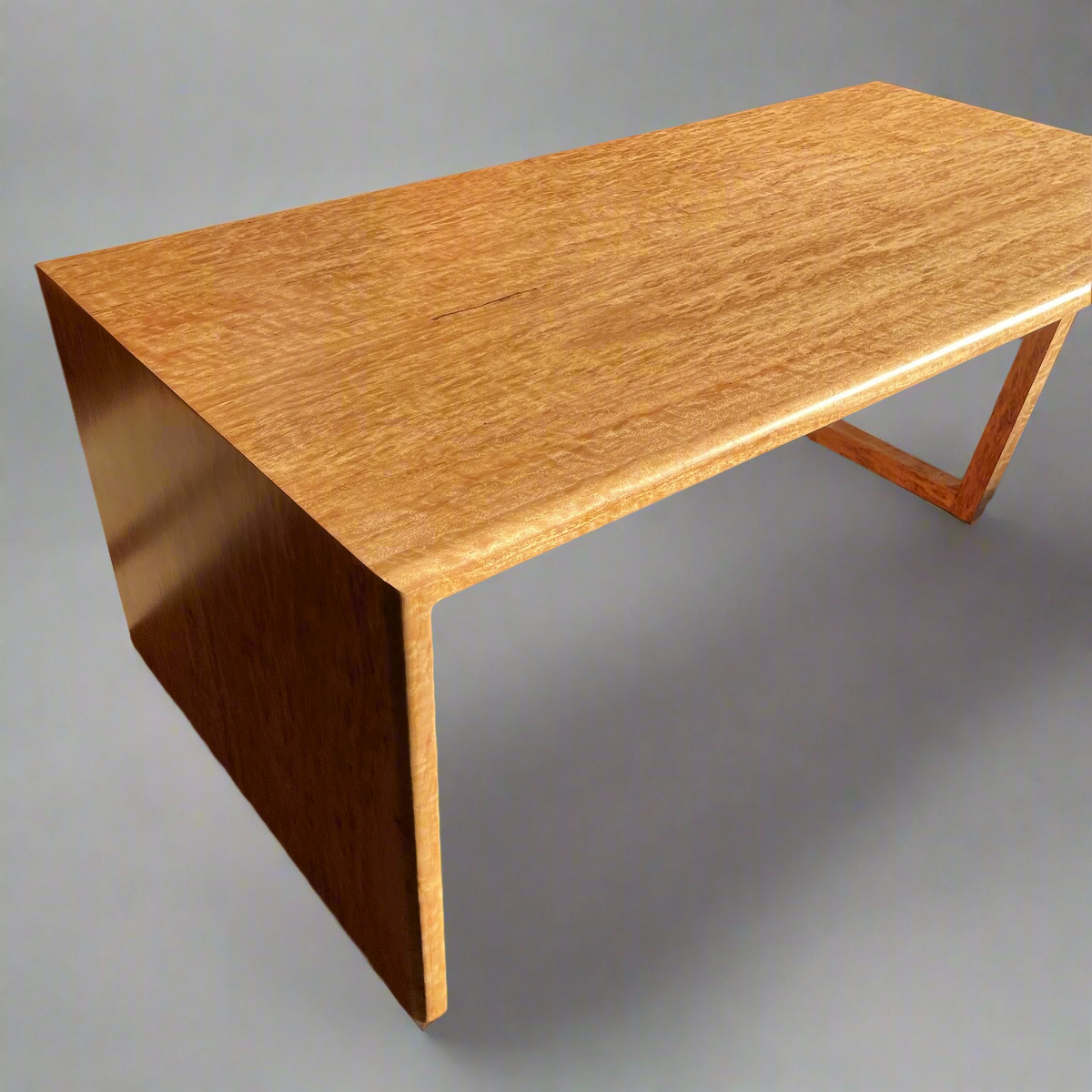 Bespoke Blackbutt Burl Waterfall Edge Coffee Table