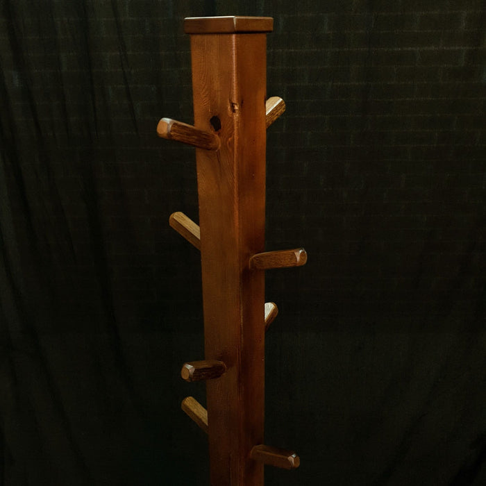 Timber hat rack