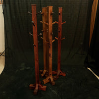 Timber hat rack