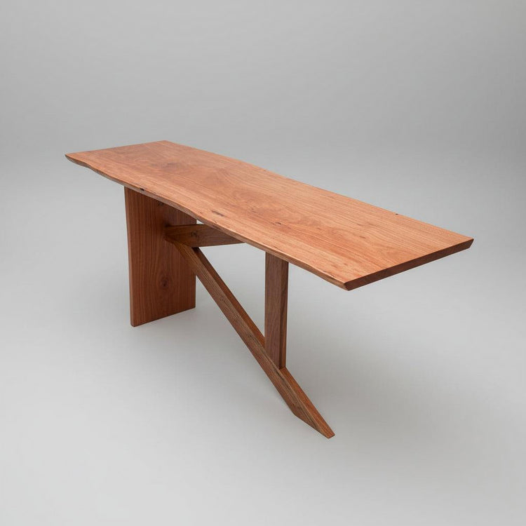 Timber Slab Console Table - Live Edge Design