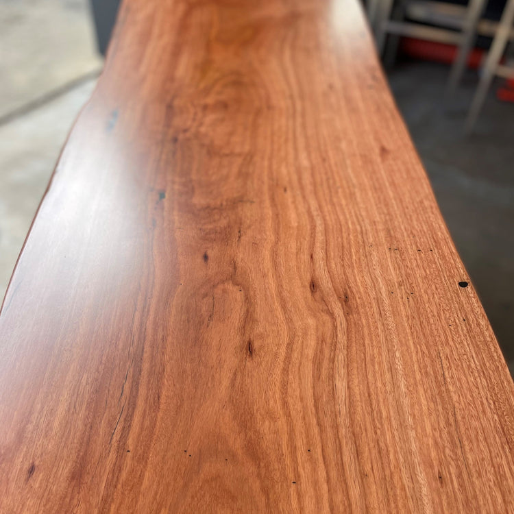 Timber Slab Console Table - Live Edge Design