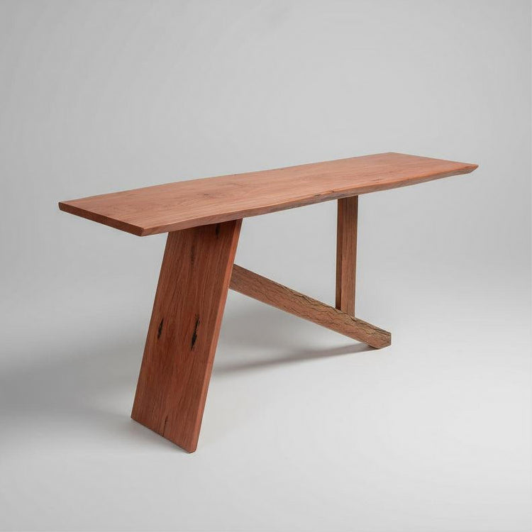 Timber Slab Console Table - Live Edge Design