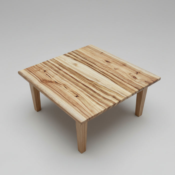 Wooden stool on a wooden floor