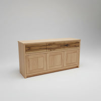 Custom side board unit made with blackbutt and sassafras blackheart