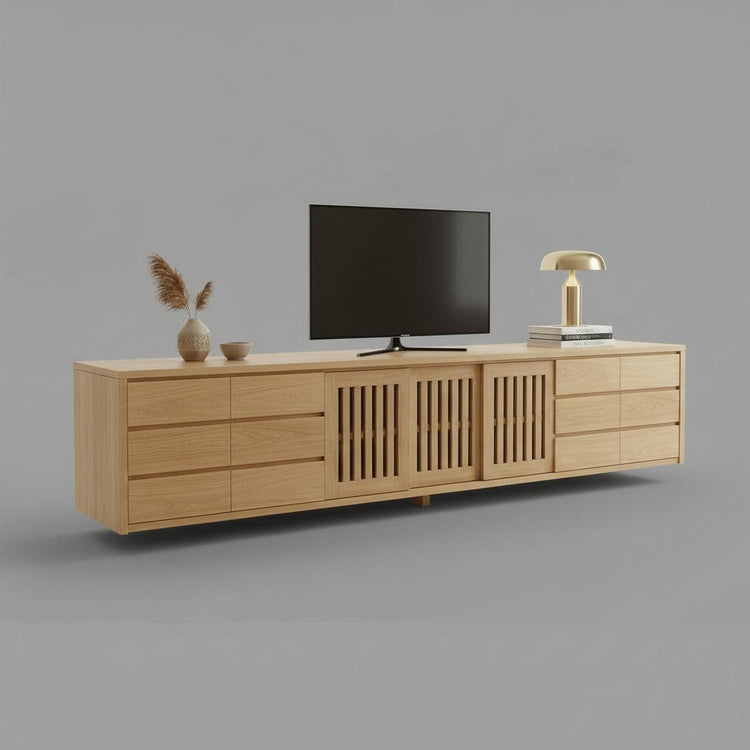 custom-low-line-oak-tv-unit-media-console-cabinet-handmade-sydney