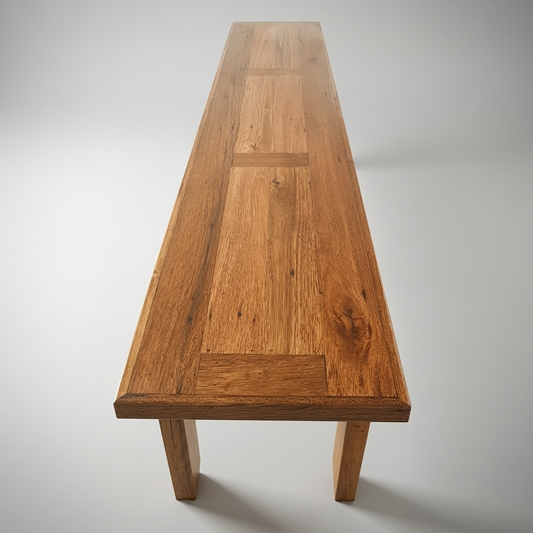 Custom built Blackbutt timber dining bench seat Marrickville