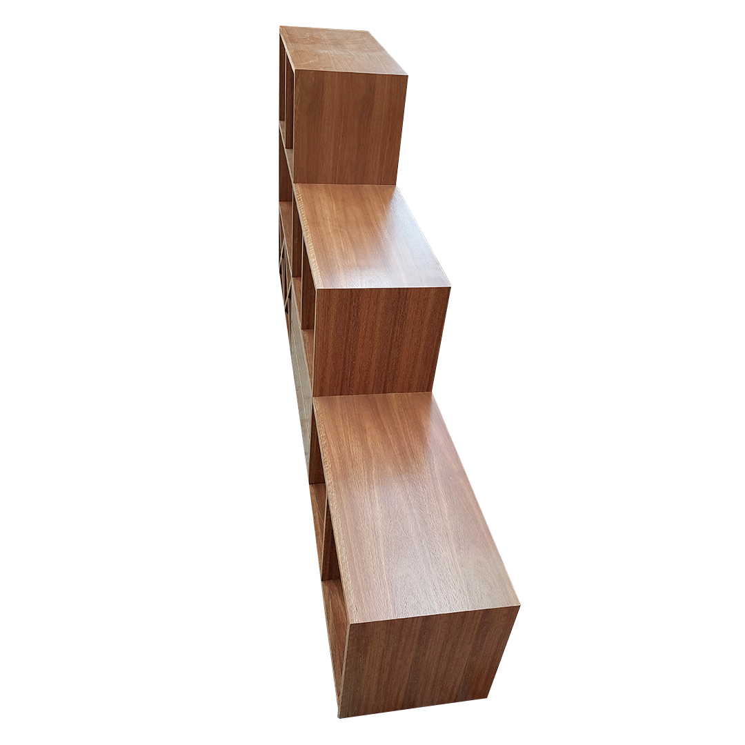 Asymmetrical Step Cube Unit - Custom Design