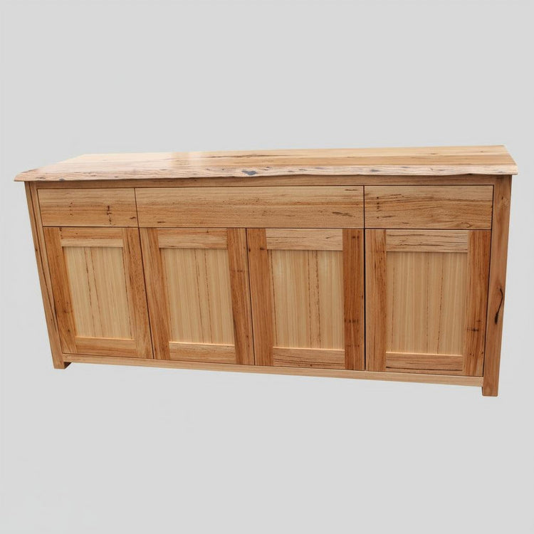 Custom built hardwood buffet cabinet for dining room storage Sydney