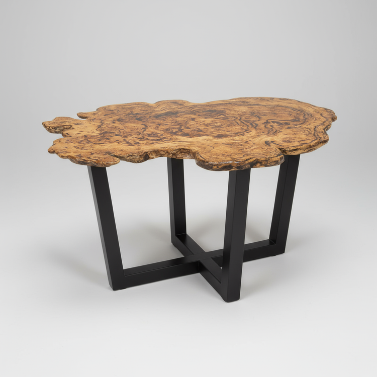 Timber Coffee Table - Live Edge Slab Design