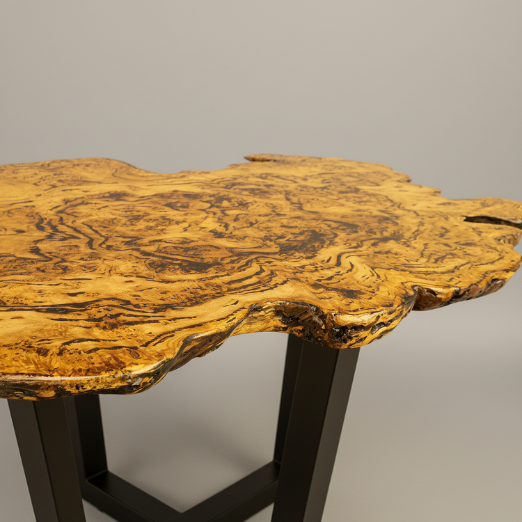 Timber Coffee Table - Live Edge Slab Design