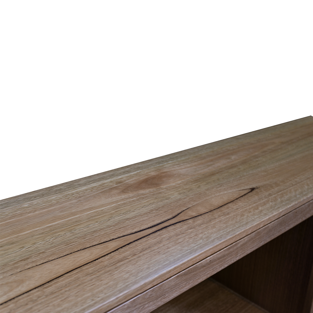 Bespoke Built-in Wall Unit and Bookcase in Tasmanian Oak