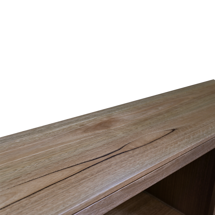 Bespoke Built-in Wall Unit and Bookcase in Tasmanian Oak