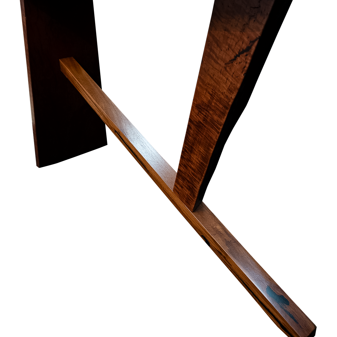 Timber Slab Console Table - Live Edge Design