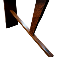 Timber Slab Console Table - Live Edge Design