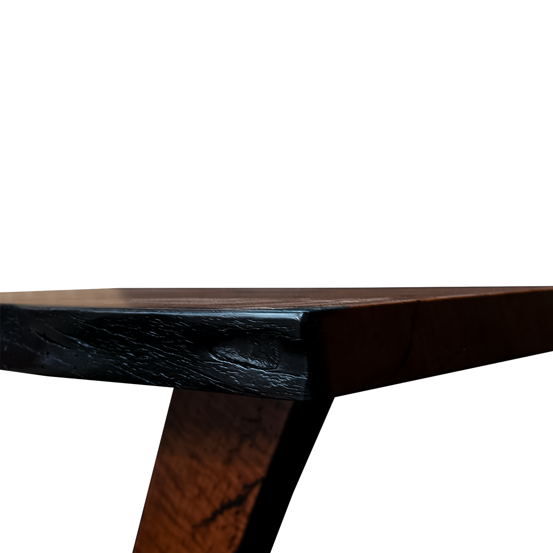 Timber Slab Console Table - Live Edge Design