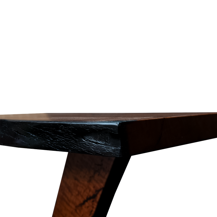 Timber Slab Console Table - Live Edge Design