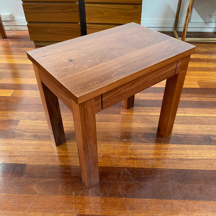 Redgum Henly Lamp Table/ Bedside Table-Wildwood Designs Furniture-Wildwood Designs Furniture