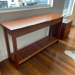 Hall Table - Redgum Slab