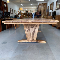 Dining Table - Book Matched Pedestal - Camphor Laurel