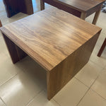 Coffee Table - Waterfall Design - Spotted Gum