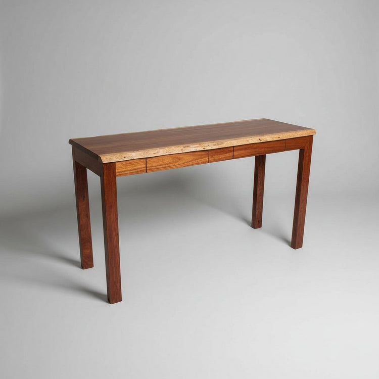 Timber Slab Console Table - Live Edge Design