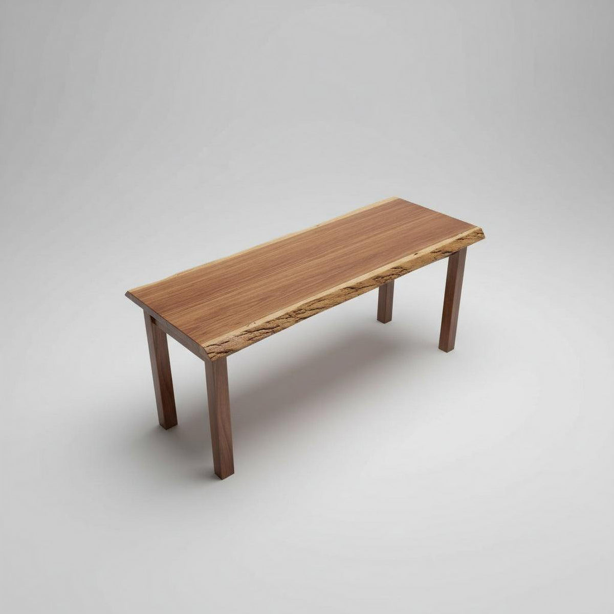 Timber Slab Console Table - Live Edge Design