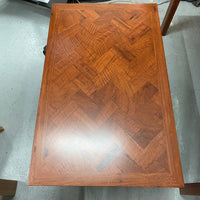 Coffee Table - Redgum Herringbone Tapered Legs