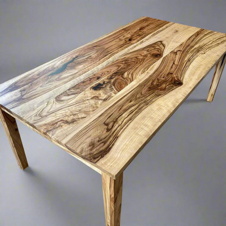 Dining Table - Henly Collection in Camphor Laurel with Tapered Legs