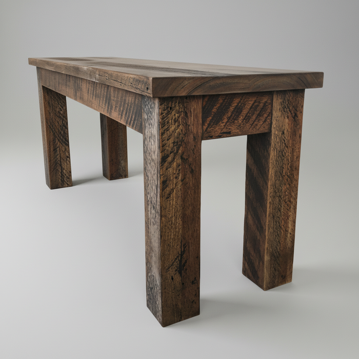 Custom built Blackbutt timber dining bench seat Marrickville