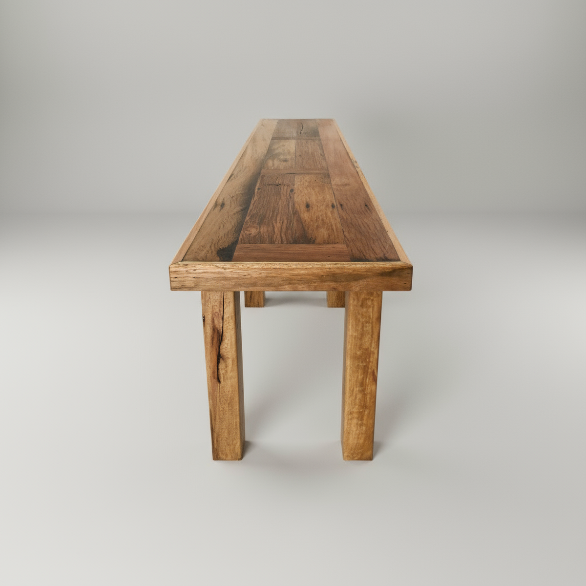 Custom built Blackbutt timber dining bench seat Marrickville