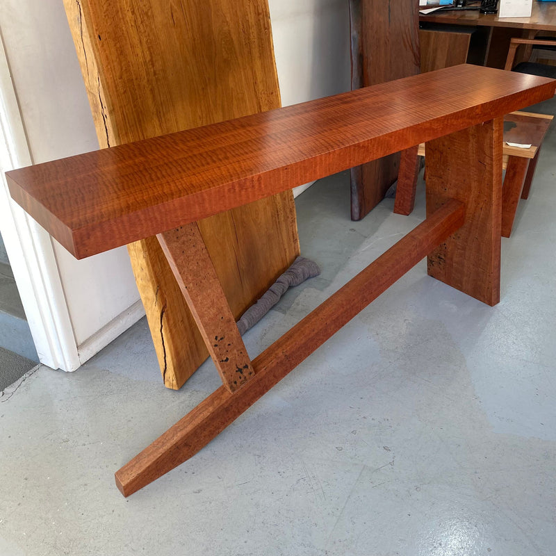 Hall Table - Phoenix Collection - Redgum Fiddleback