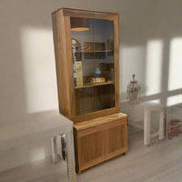 Spotted Gum Display Cabinet/Bookcase