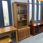 Spotted Gum Display Cabinet/Bookcase
