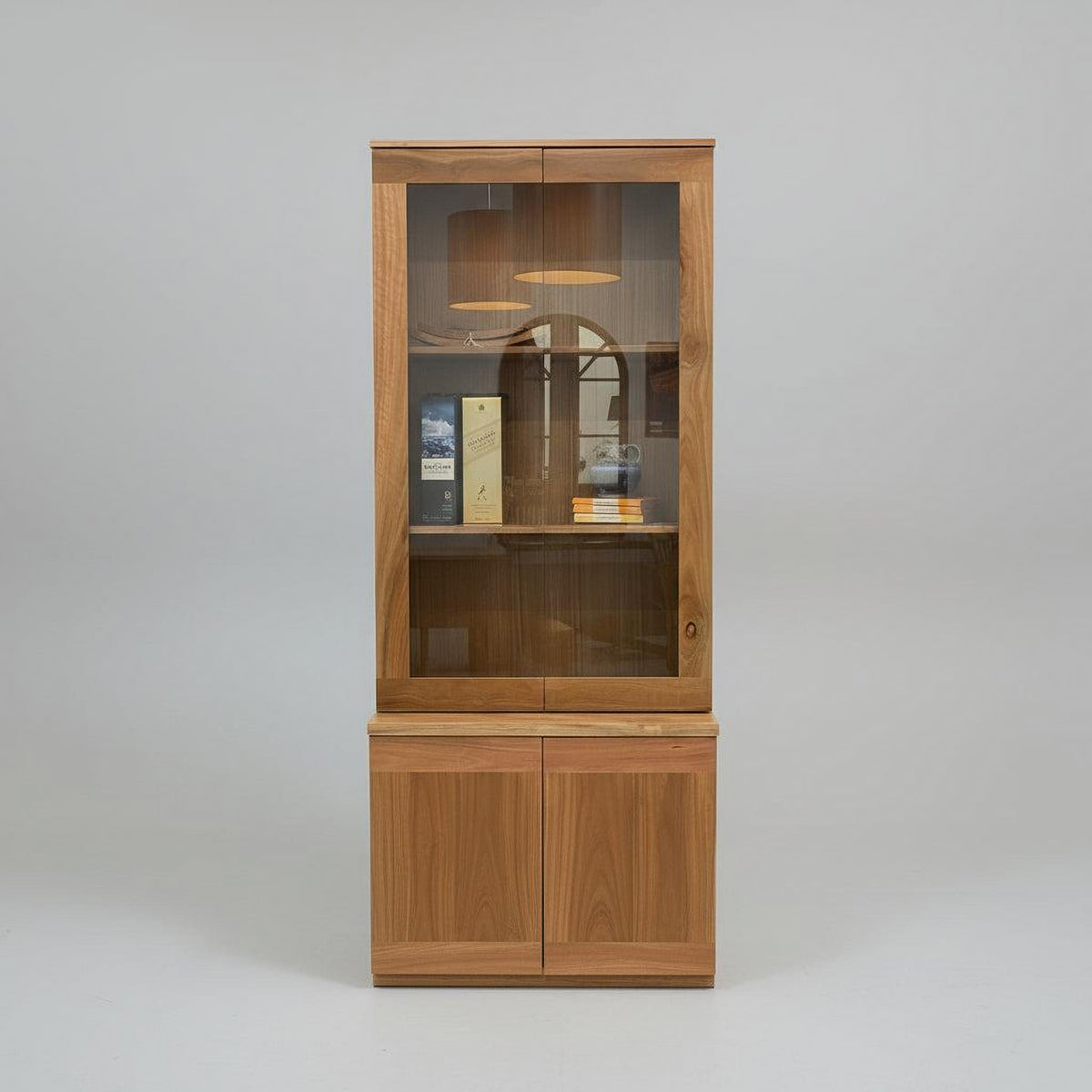 Custom Wooden display cabinet with glass 