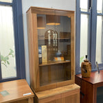 Spotted Gum Display Cabinet/Bookcase