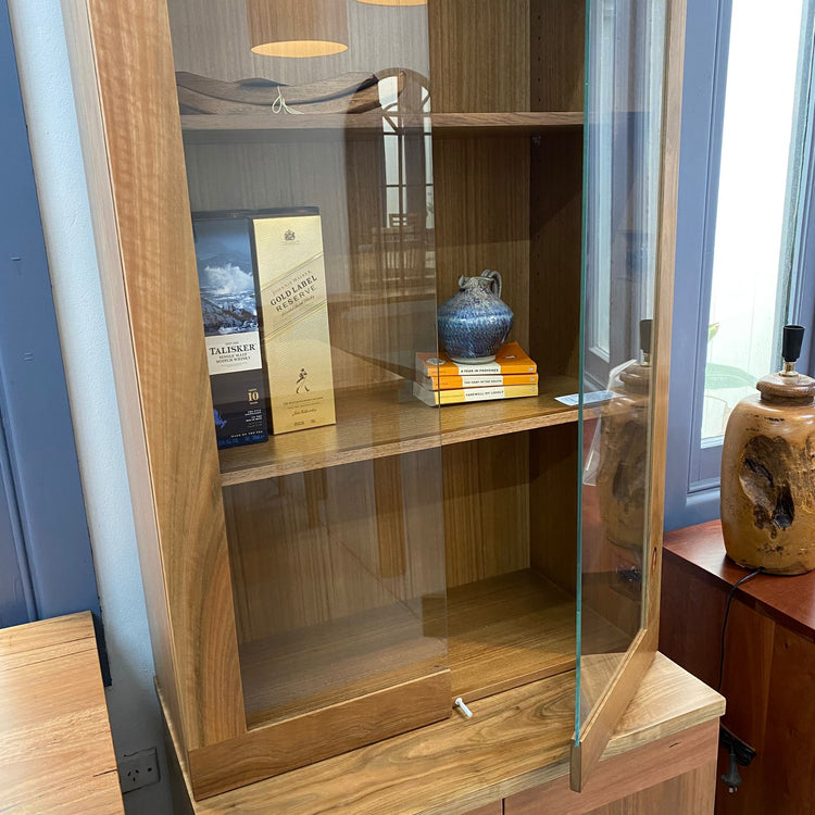 Custom Wooden display cabinet with glass 