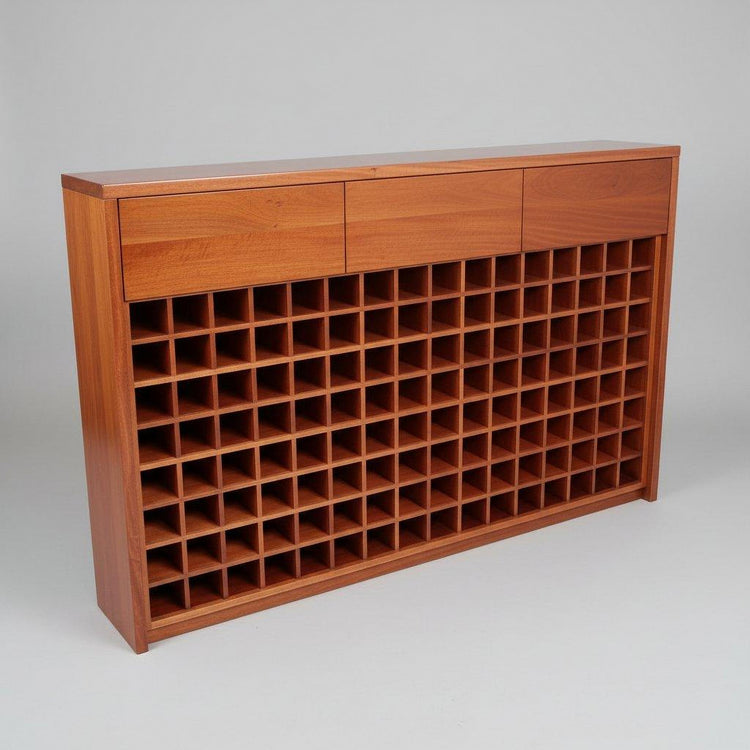 custom 100 wine bottle rack